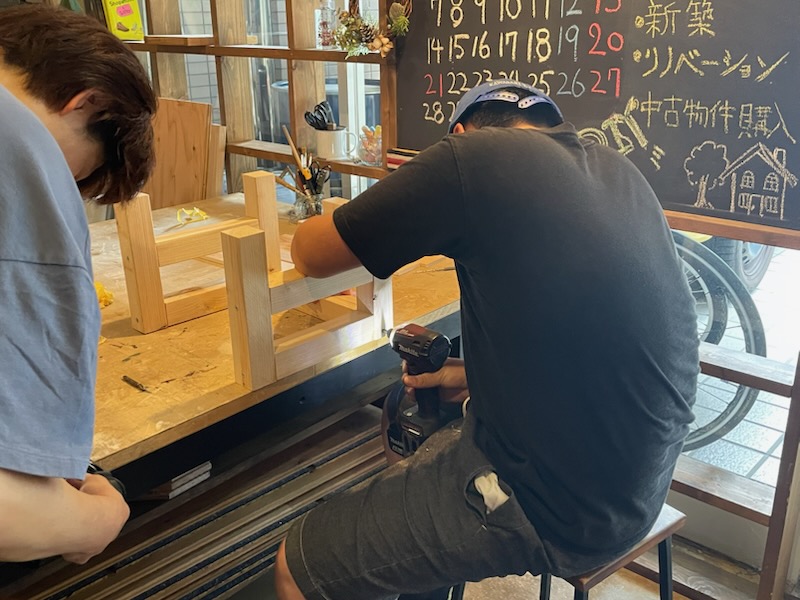 京都，家族でワークショップ体験